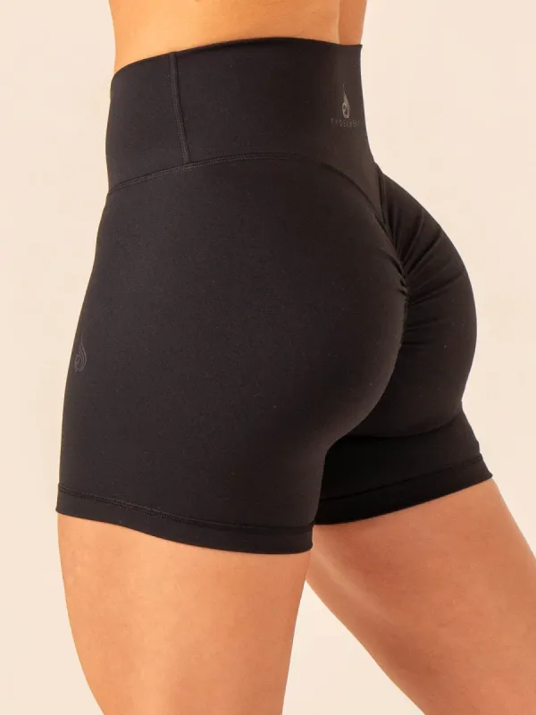 Extreme Scrunch Shorts - Black sold by Ryderwear