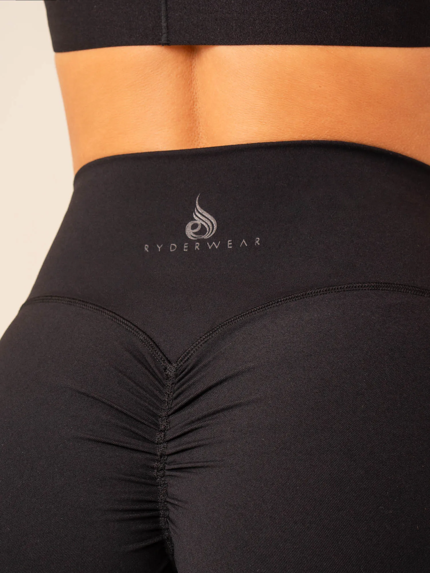 Extreme Scrunch Shorts - Black sold by Ryderwear product image thumbnail 5