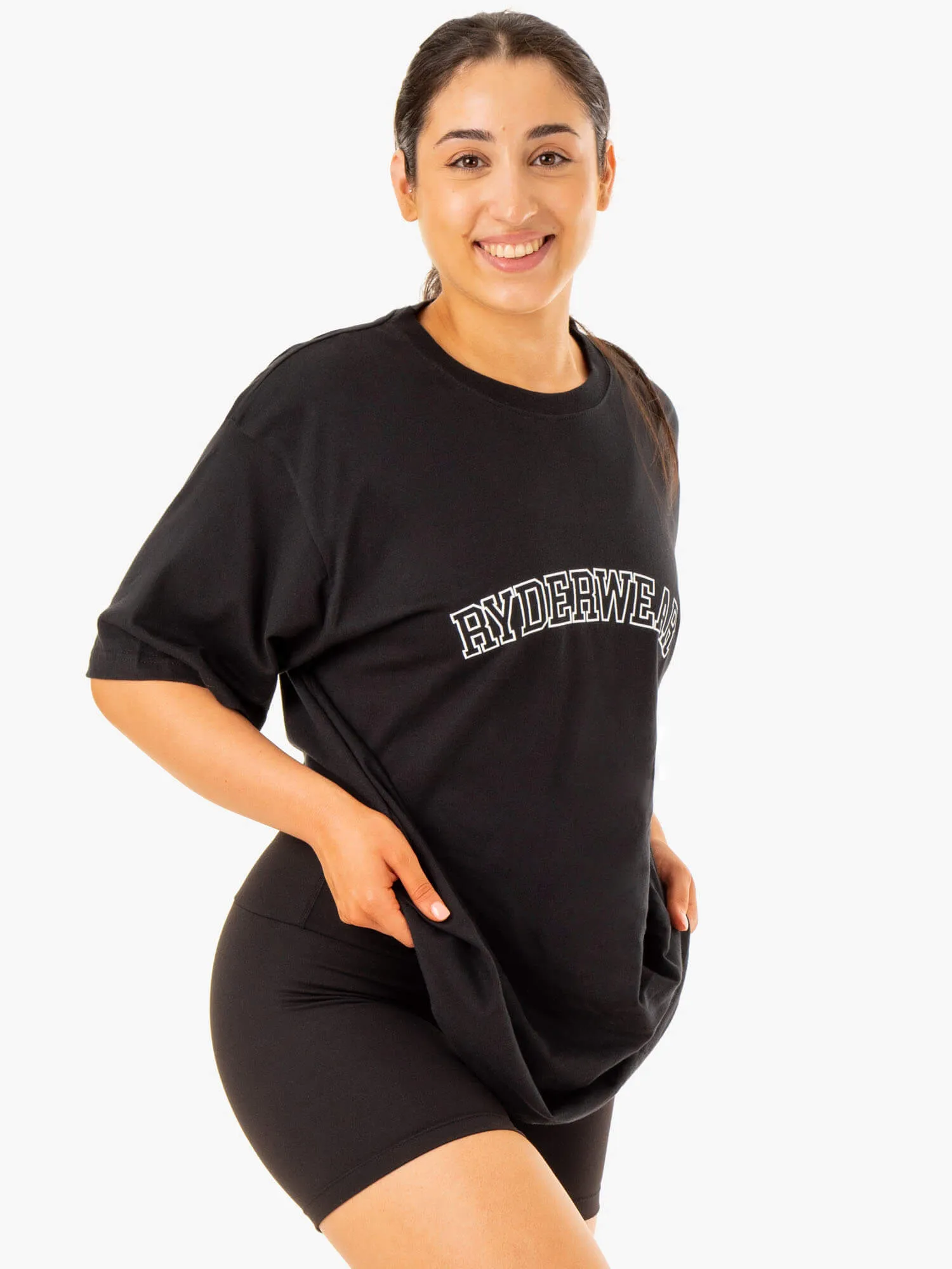 Oversized T-Shirt - Black sold by Ryderwear product image thumbnail 3