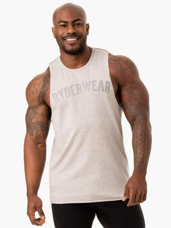 Force  Tank - Grey Marl sold by Ryderwear
