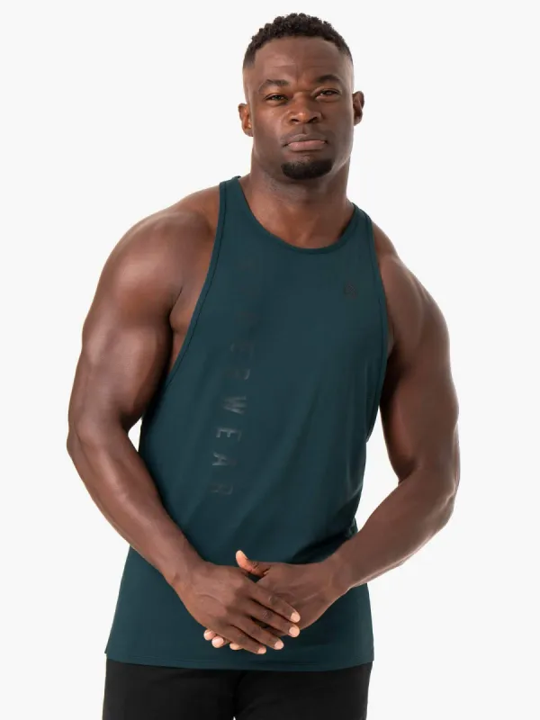 Endurance High Rise T-Back - Forest Green sold by Ryderwear