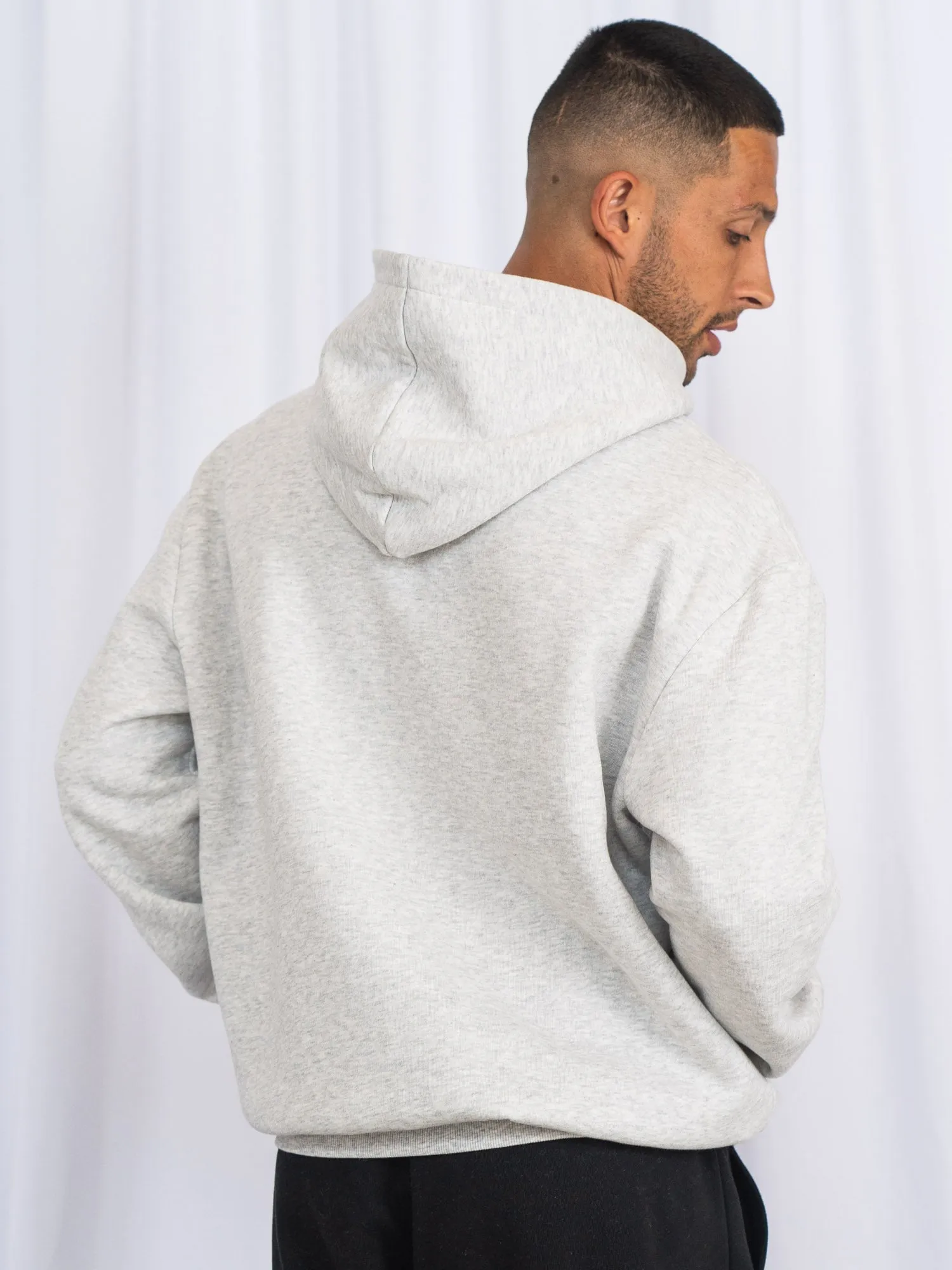 Unisex Hoodie - Snow Marl sold by Ryderwear product image thumbnail 5