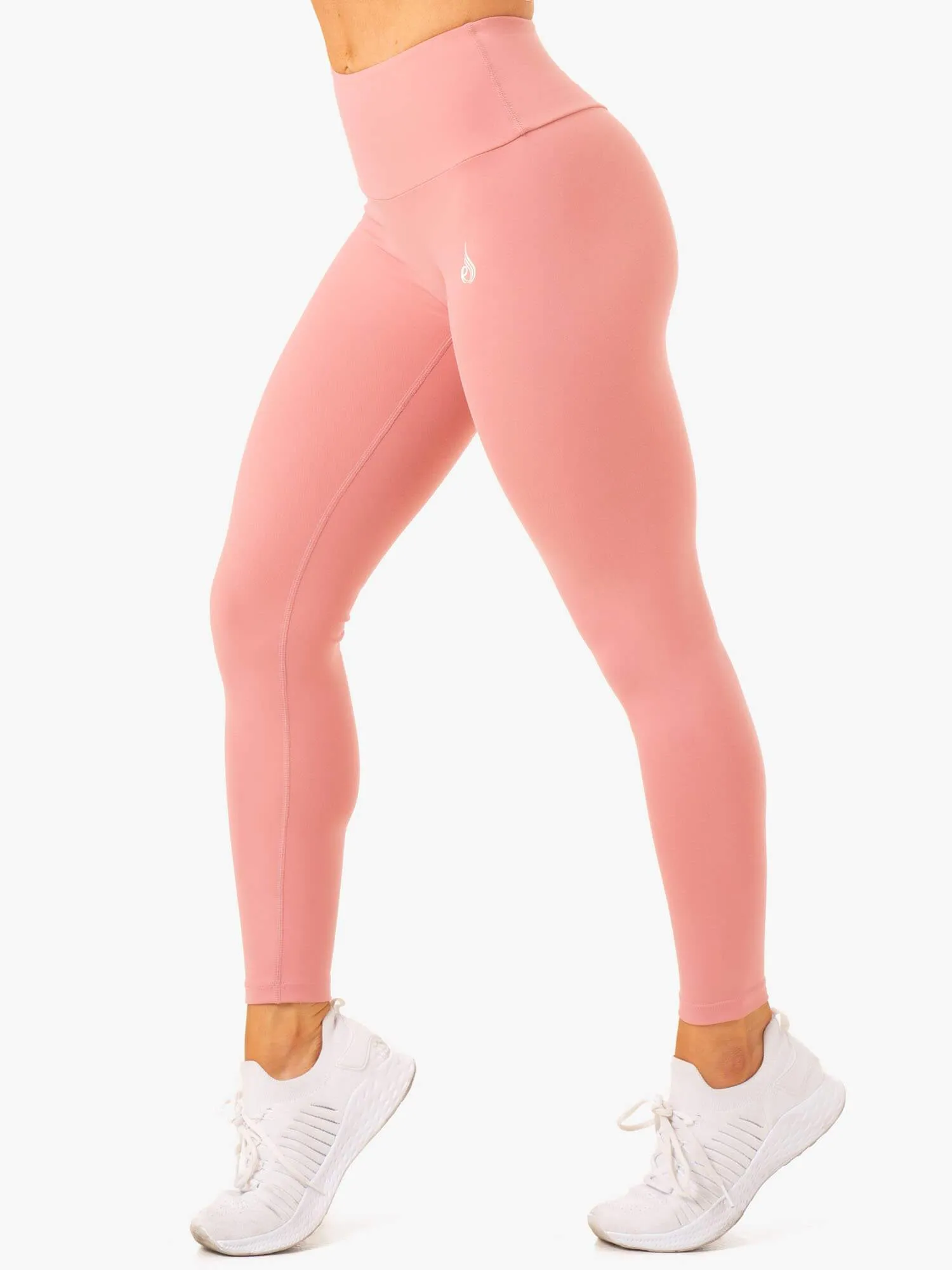 Vital High Waisted Scrunch Leggings - Blush Pink sold by Ryderwear product image thumbnail 4