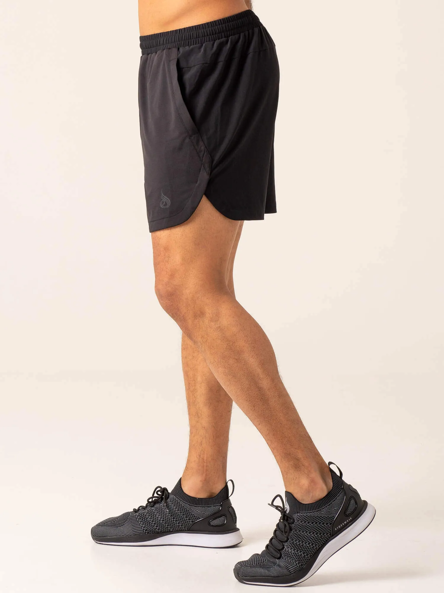 Dynamic Gym Short - Black sold by Ryderwear product image thumbnail 4