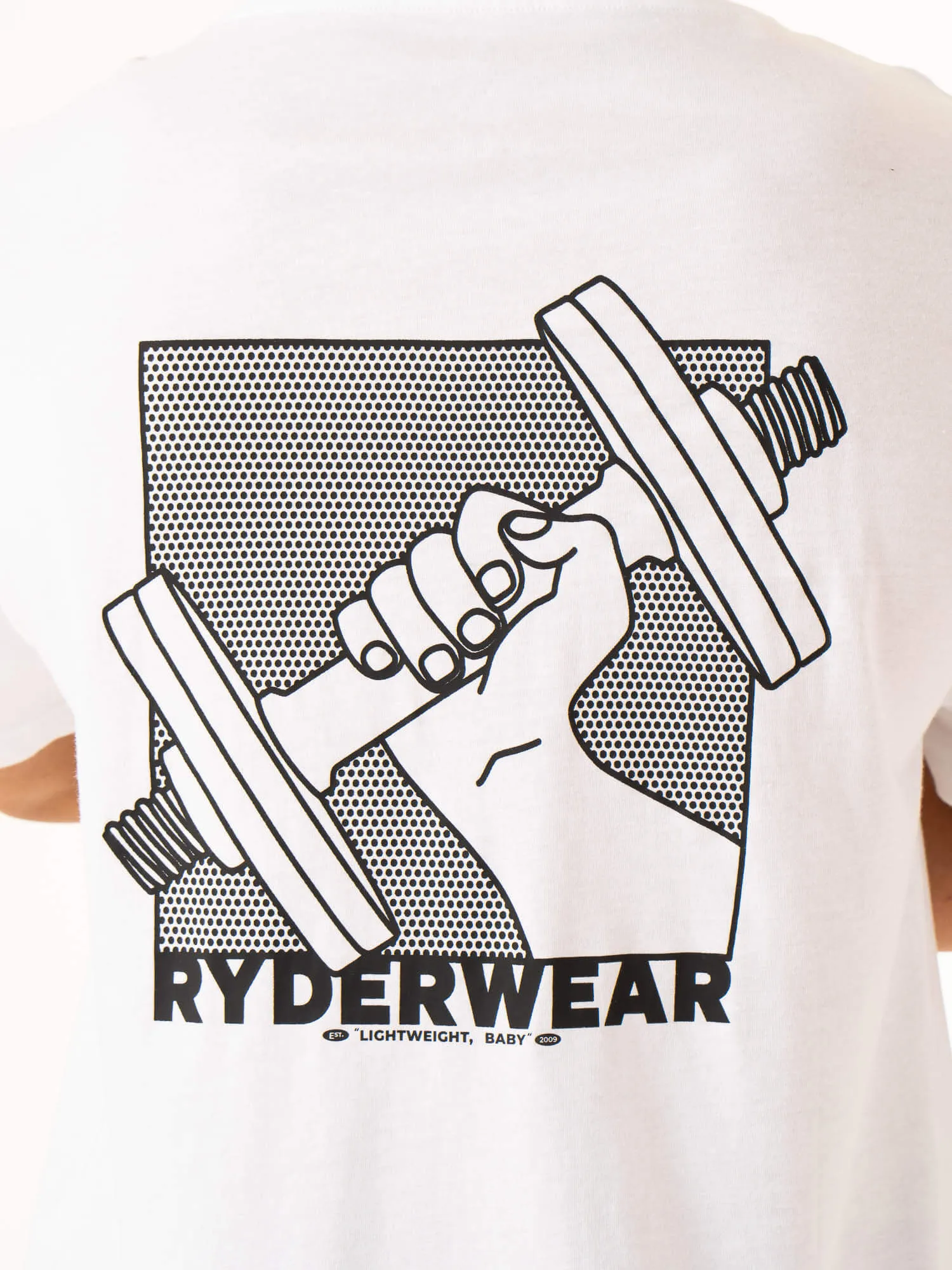 Lift Oversized Unisex T-Shirt - White sold by Ryderwear product image thumbnail 4