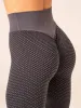 Honeycomb Scrunch Seamless Leggings - Charcoal sold by Ryderwear