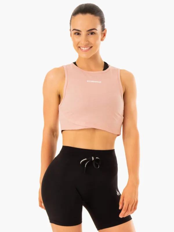 Replay Cross Over Tank - Nude sold by Ryderwear