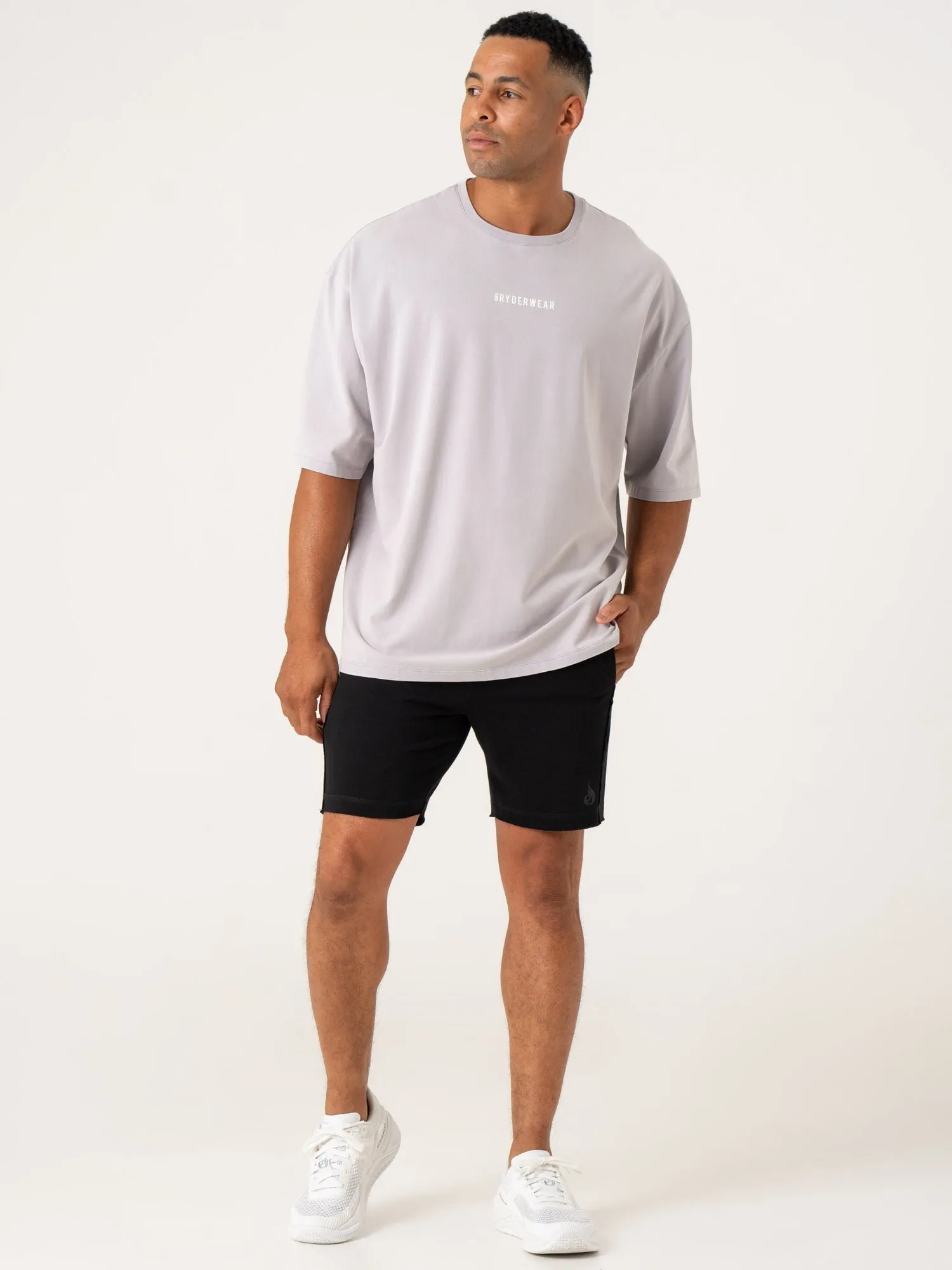 Pursuit Oversized T-Shirt - Lavender Stonewash sold by Ryderwear product image thumbnail 5