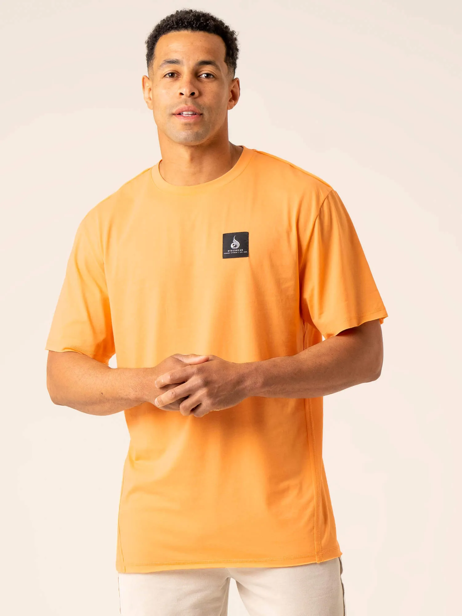 Dynamic Oversized T-Shirt - Orange Sherbet sold by Ryderwear