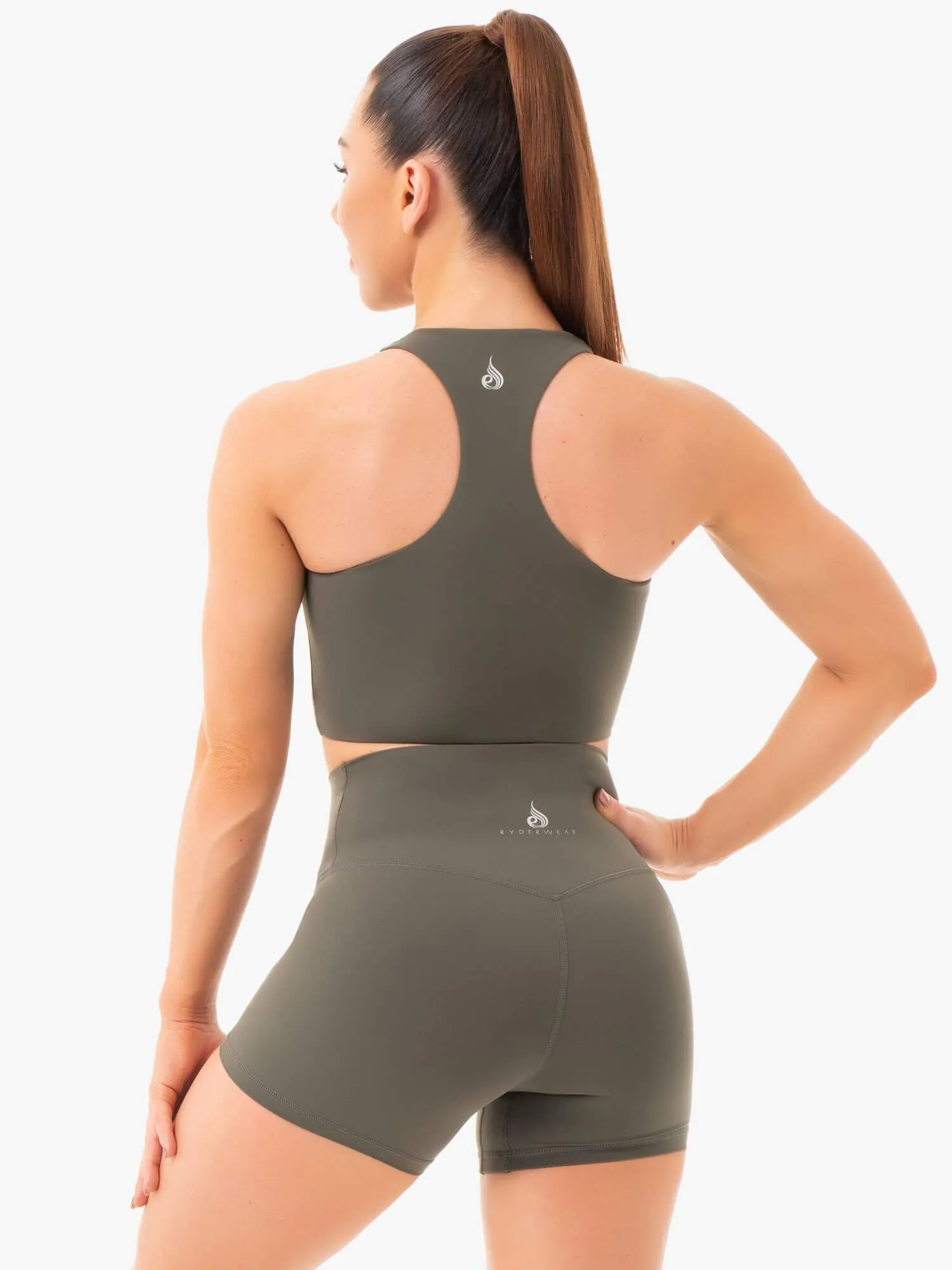 NKD Sports Bra - Khaki sold by Ryderwear product image thumbnail 2