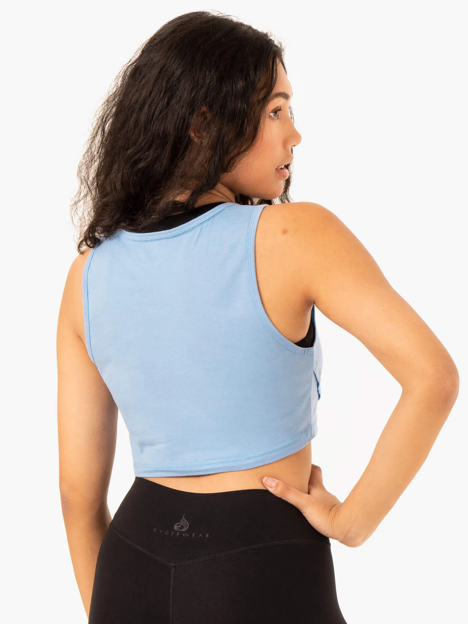 Replay Cross Over Tank - Sky Blue sold by Ryderwear product image thumbnail 2