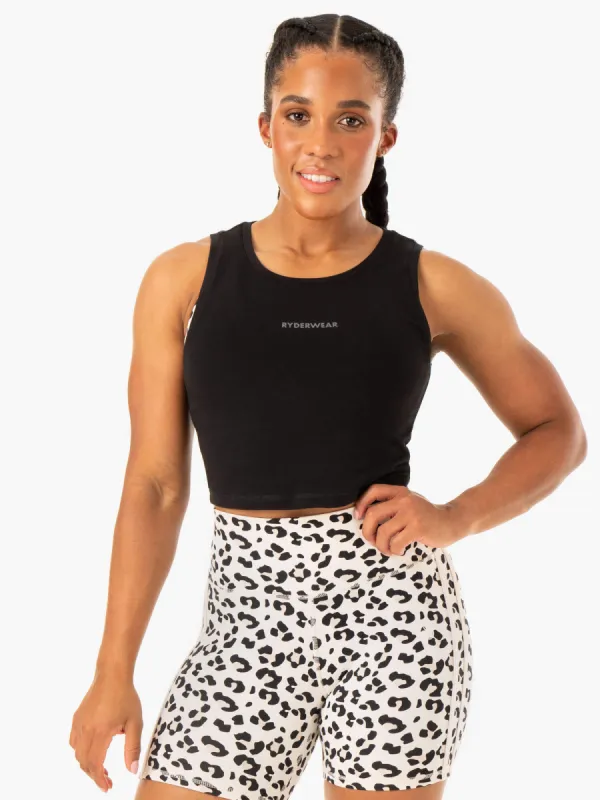Evolution Cotton Tank - Black sold by Ryderwear
