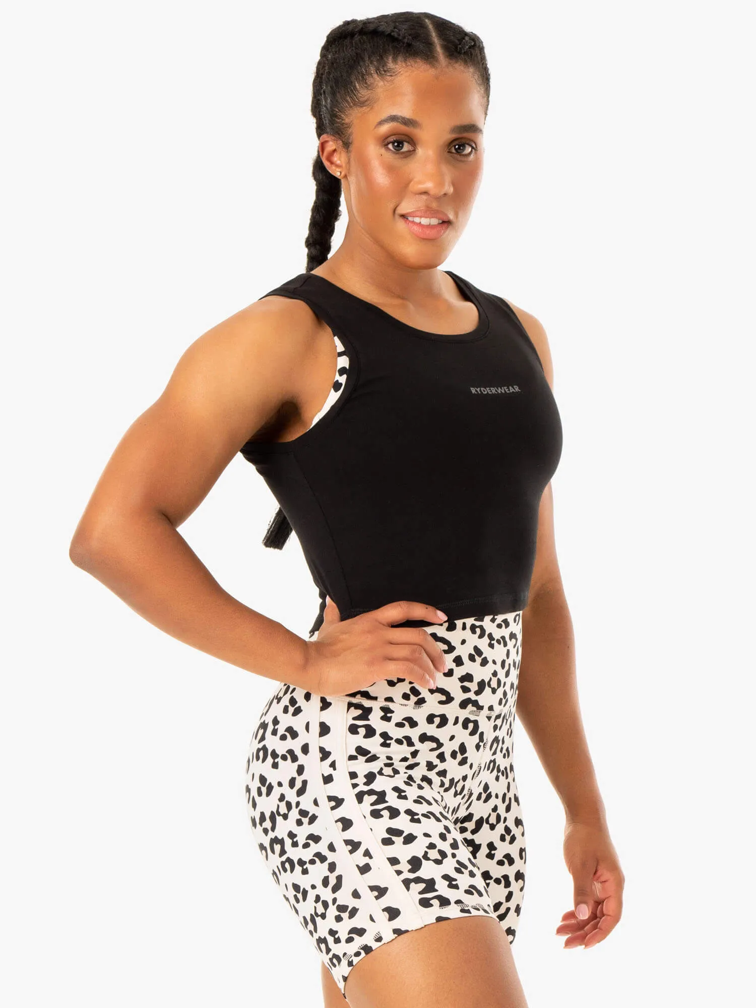 Evolution Cotton Tank - Black sold by Ryderwear product image thumbnail 3