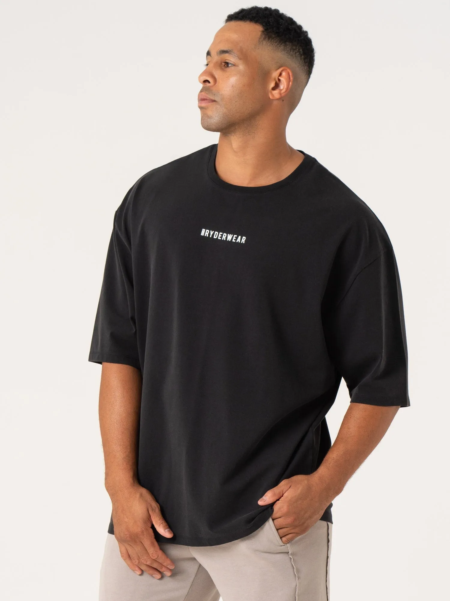 Pursuit Oversized T-Shirt - Black Stonewash sold by Ryderwear product image thumbnail 3