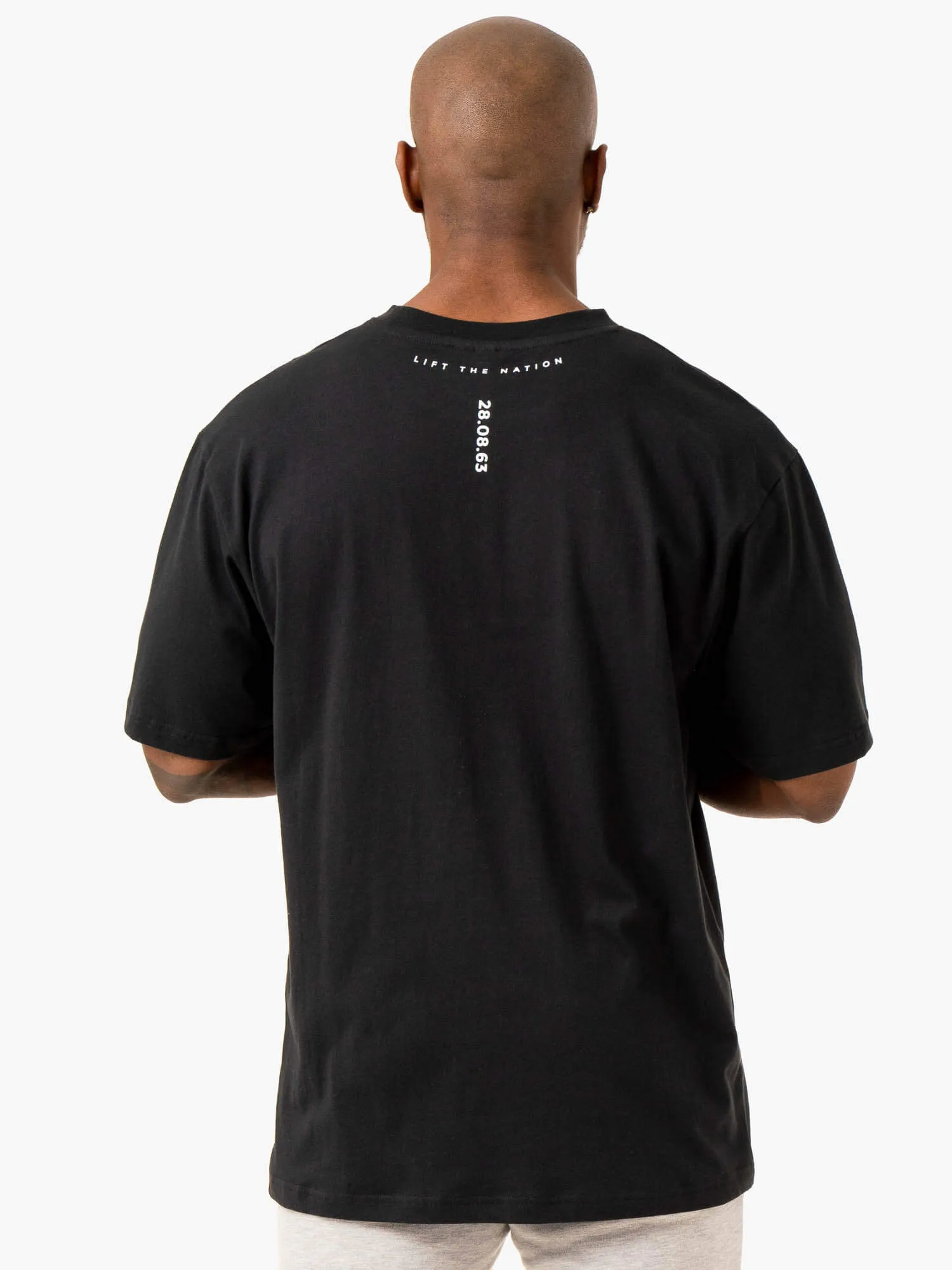 Stronger United Oversized T-Shirt - Black sold by Ryderwear product image thumbnail 5