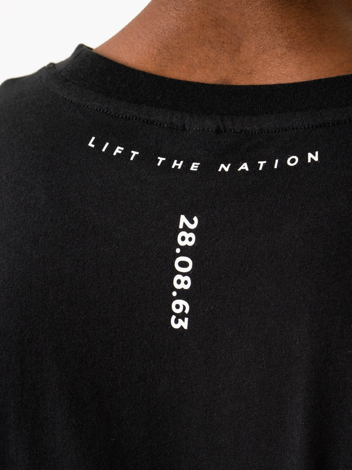 Stronger United Oversized T-Shirt - Black sold by Ryderwear product image thumbnail 2