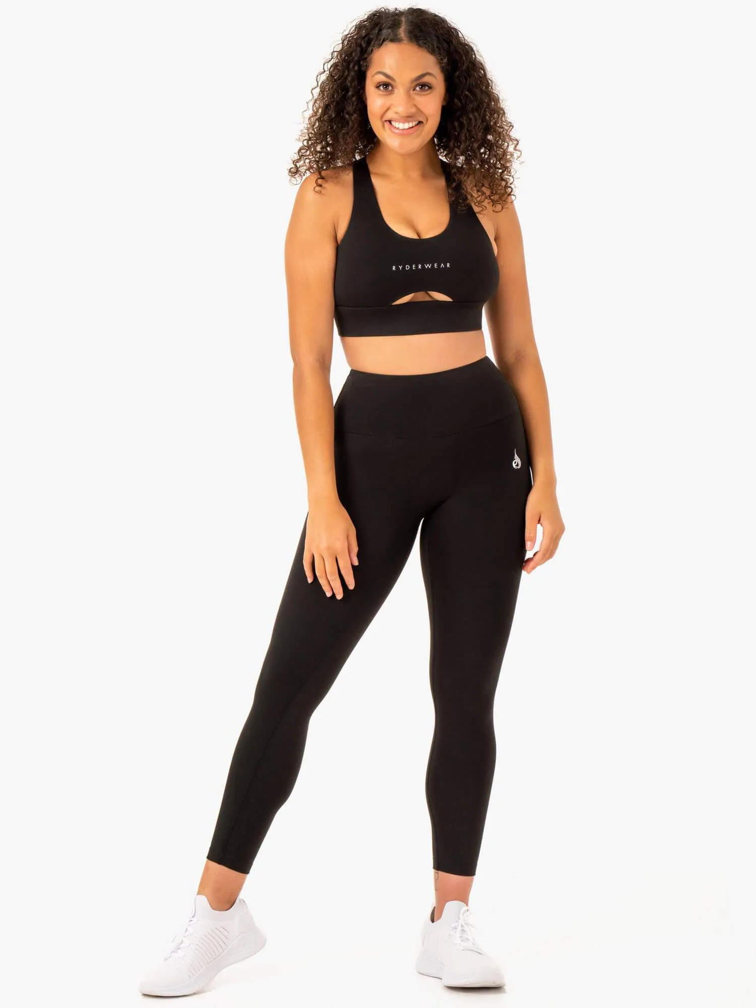Focus Contour Sports Bra - Black sold by Ryderwear product image thumbnail 4
