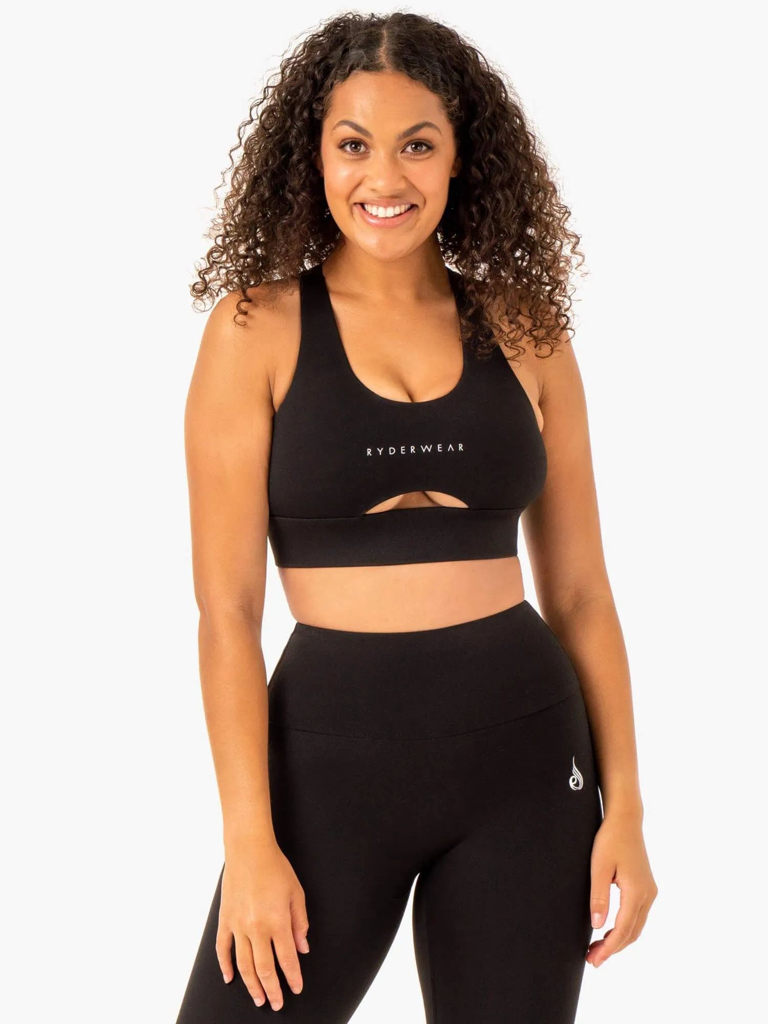 Focus Contour Sports Bra - Black sold by Ryderwear
