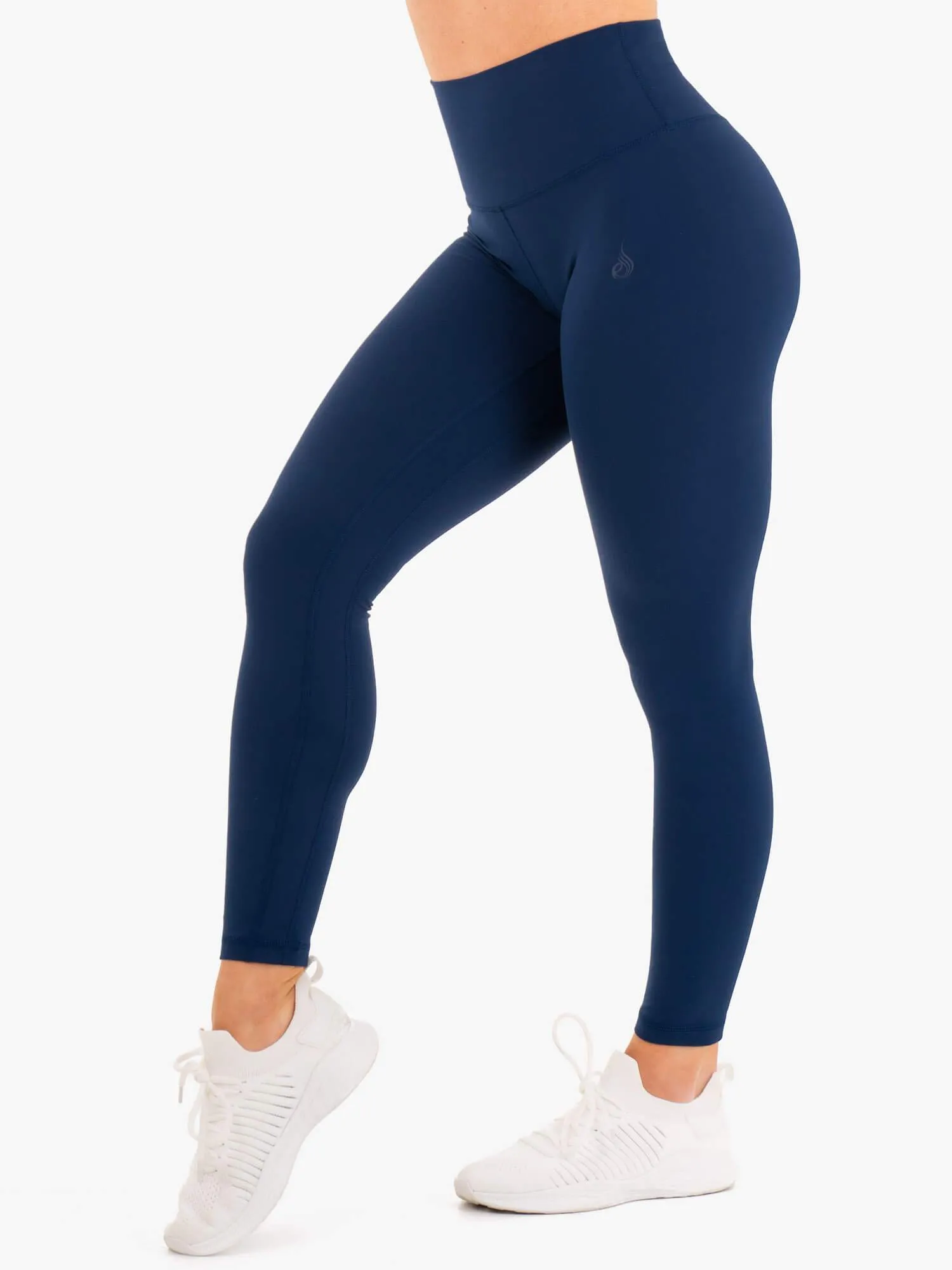 NKD High Waisted Leggings - Navy sold by Ryderwear