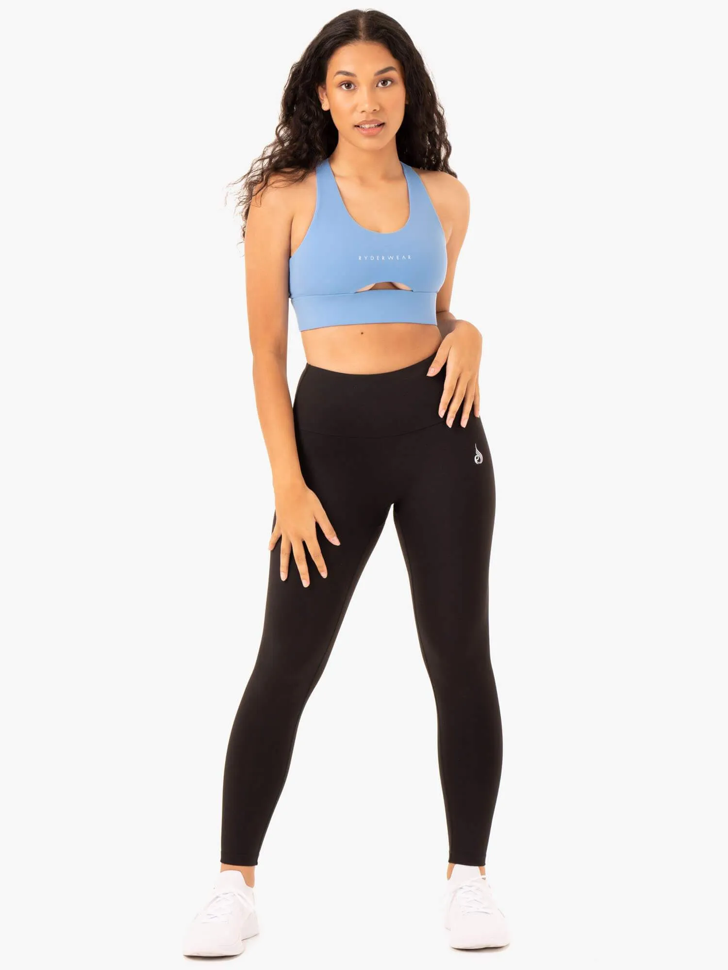 Focus Contour Sports Bra - Sky Blue sold by Ryderwear product image thumbnail 5