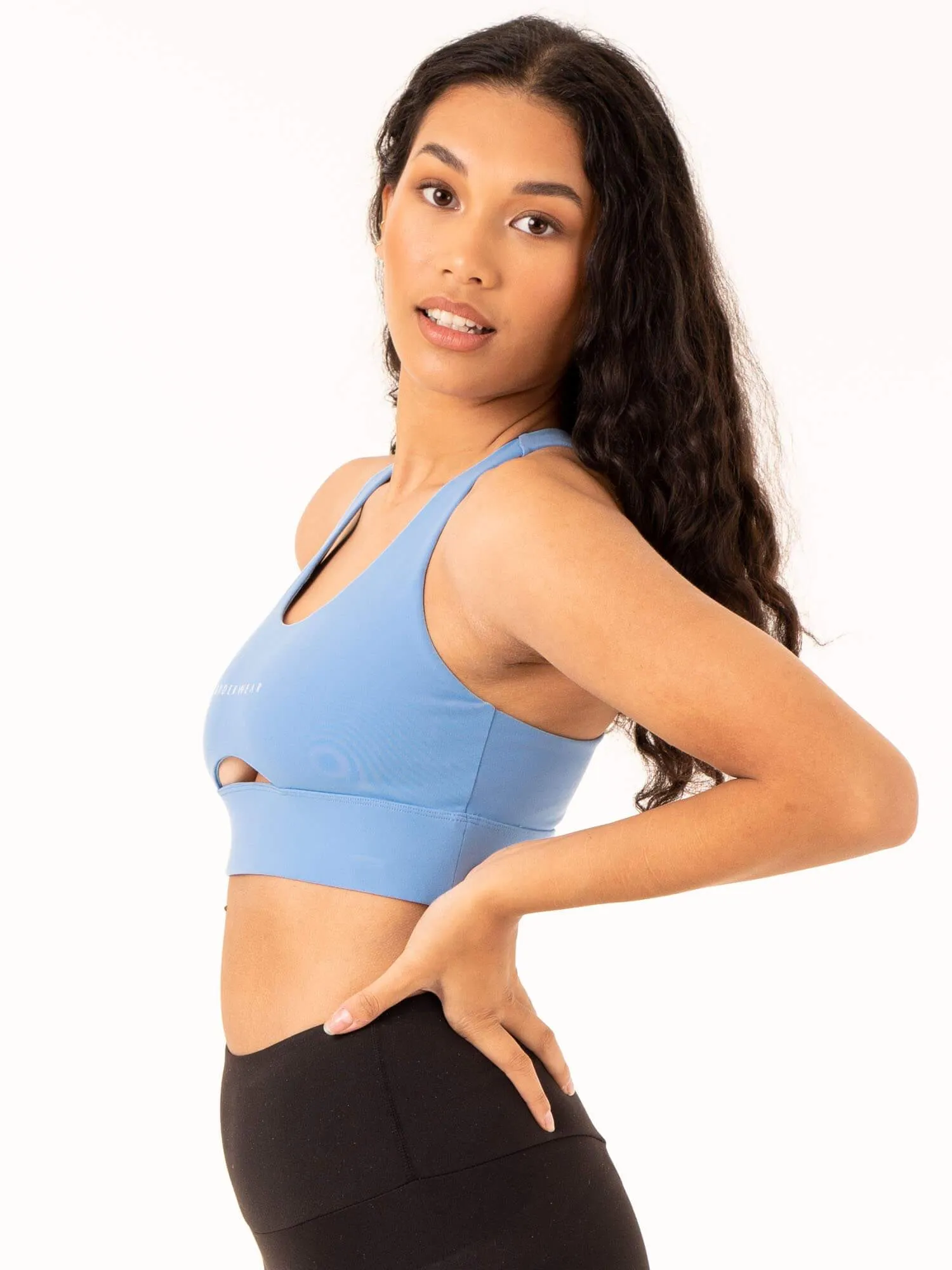 Focus Contour Sports Bra - Sky Blue sold by Ryderwear product image thumbnail 3
