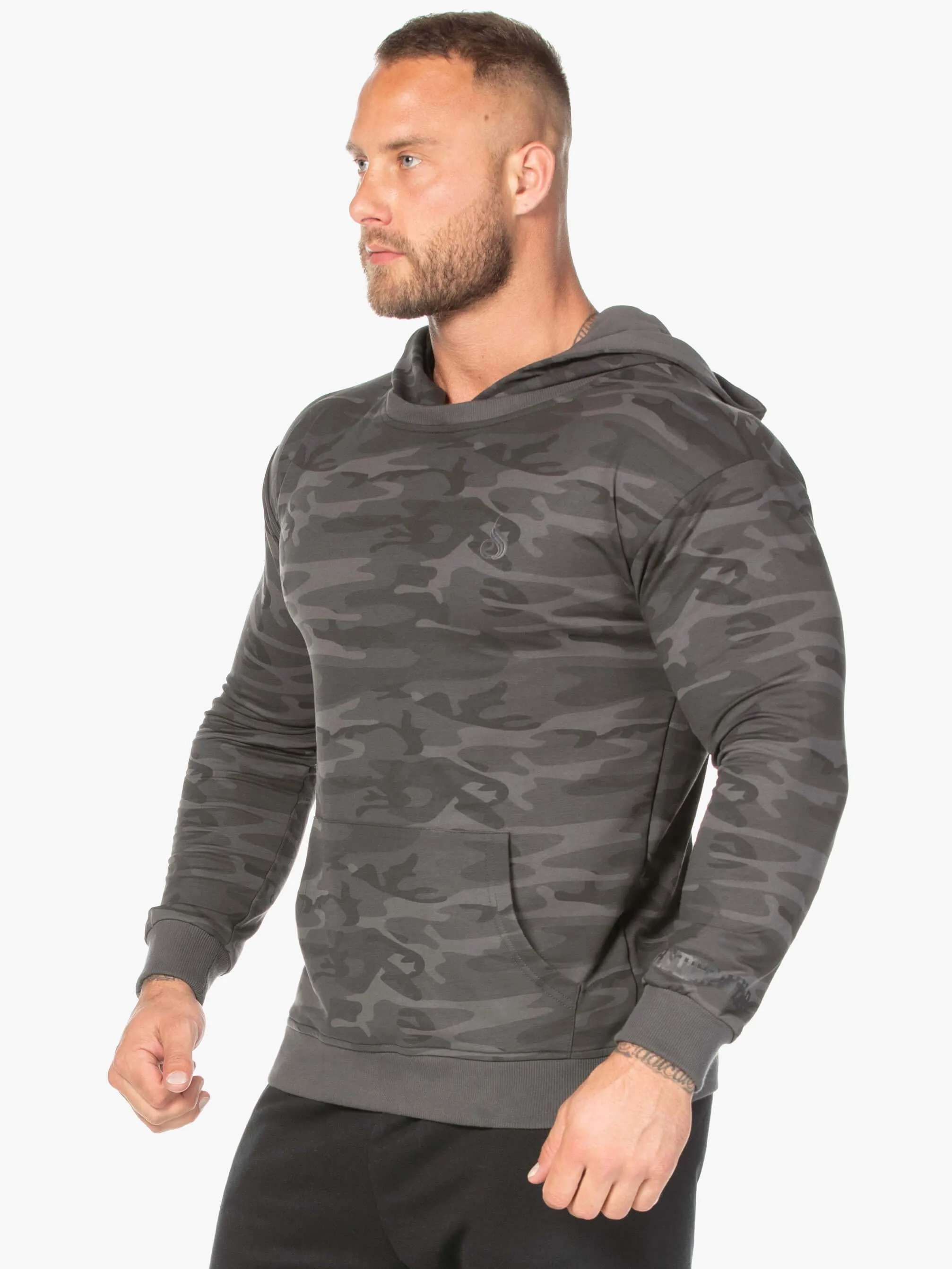 Camo Pullover Hoodie - Black Camo sold by Ryderwear product image thumbnail 3