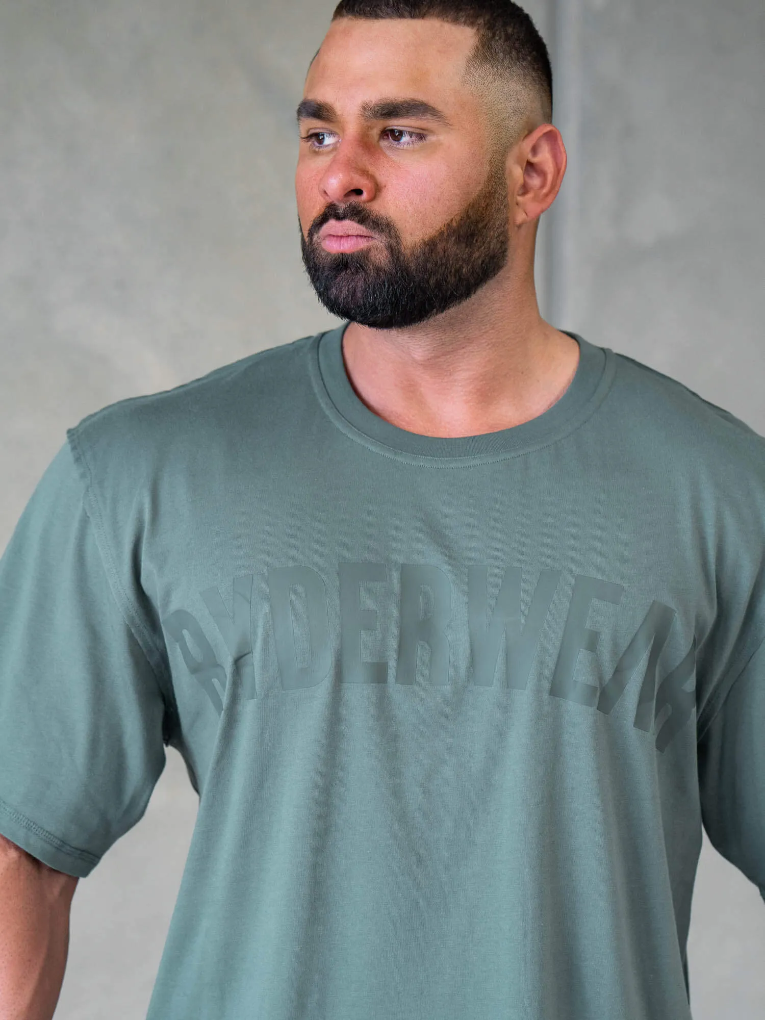 Force Oversized T-Shirt - Fern Green sold by Ryderwear product image thumbnail 3