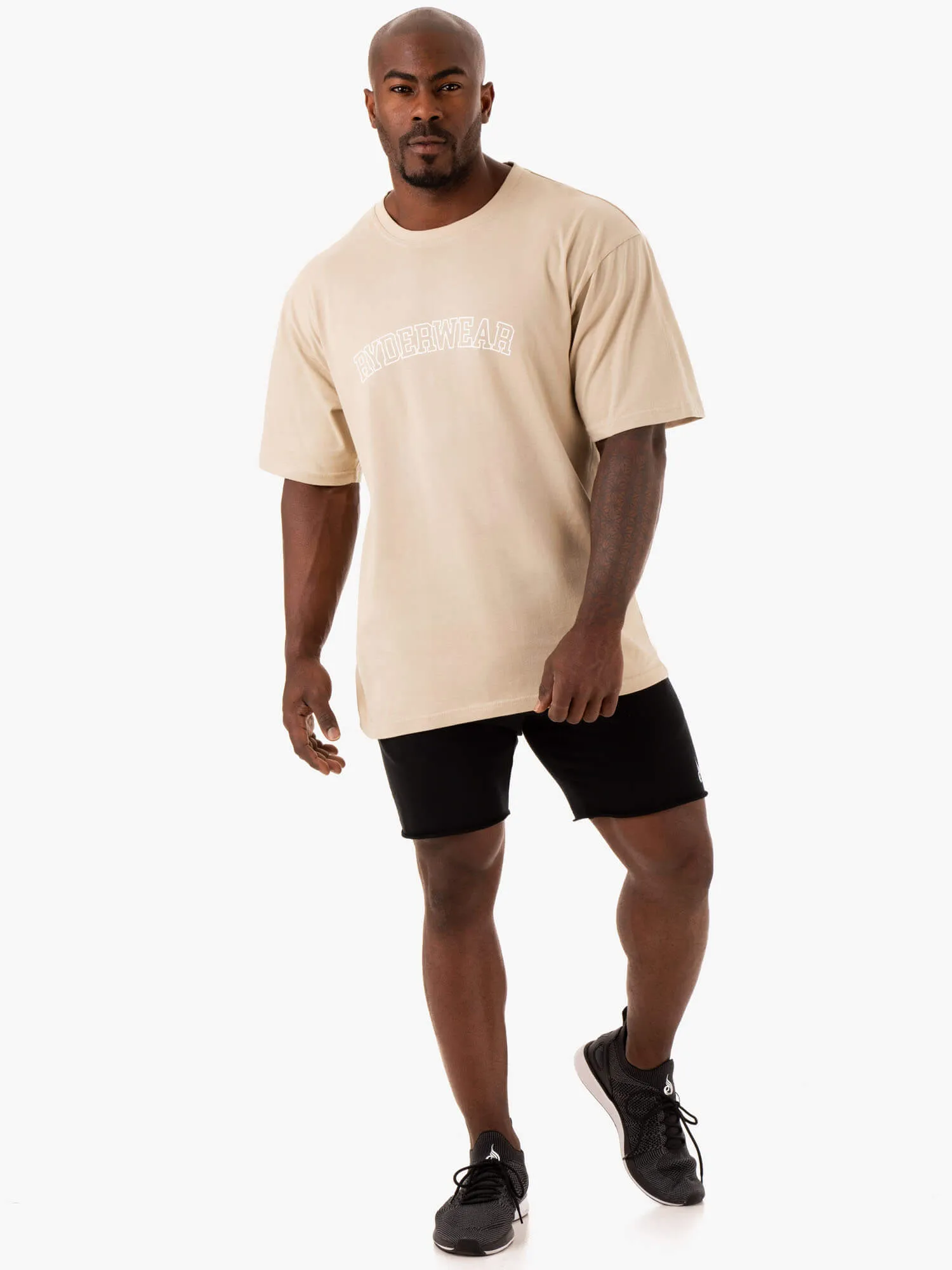 Oversized T-Shirt - tan sold by Ryderwear product image thumbnail 4