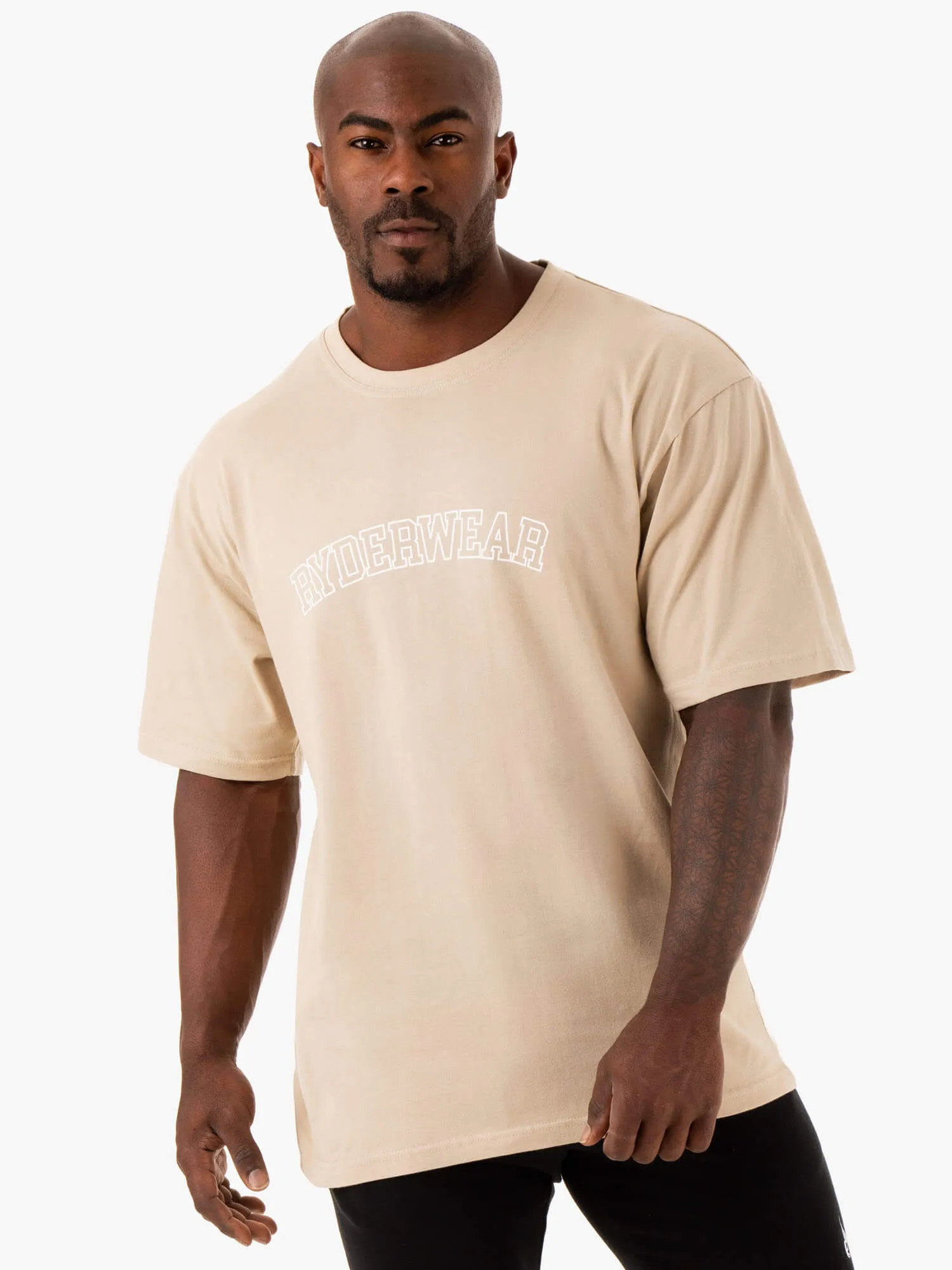 Oversized T-Shirt - tan sold by Ryderwear