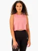 Hybrid Muscle Tank - Blush Pink sold by Ryderwear