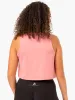 Hybrid Muscle Tank - Blush Pink sold by Ryderwear