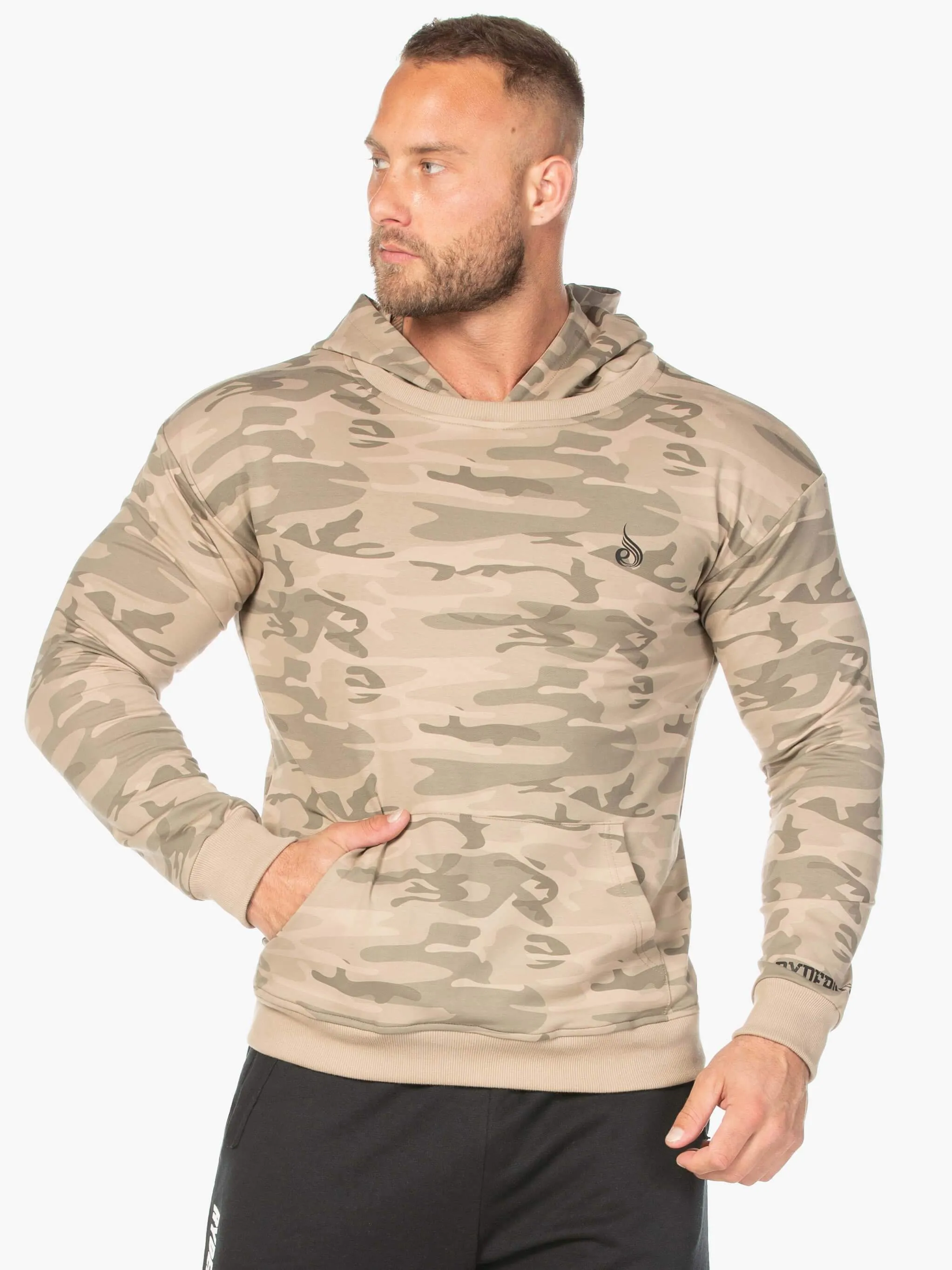 Camo Pullover Hoodie - Tan Camo sold by Ryderwear