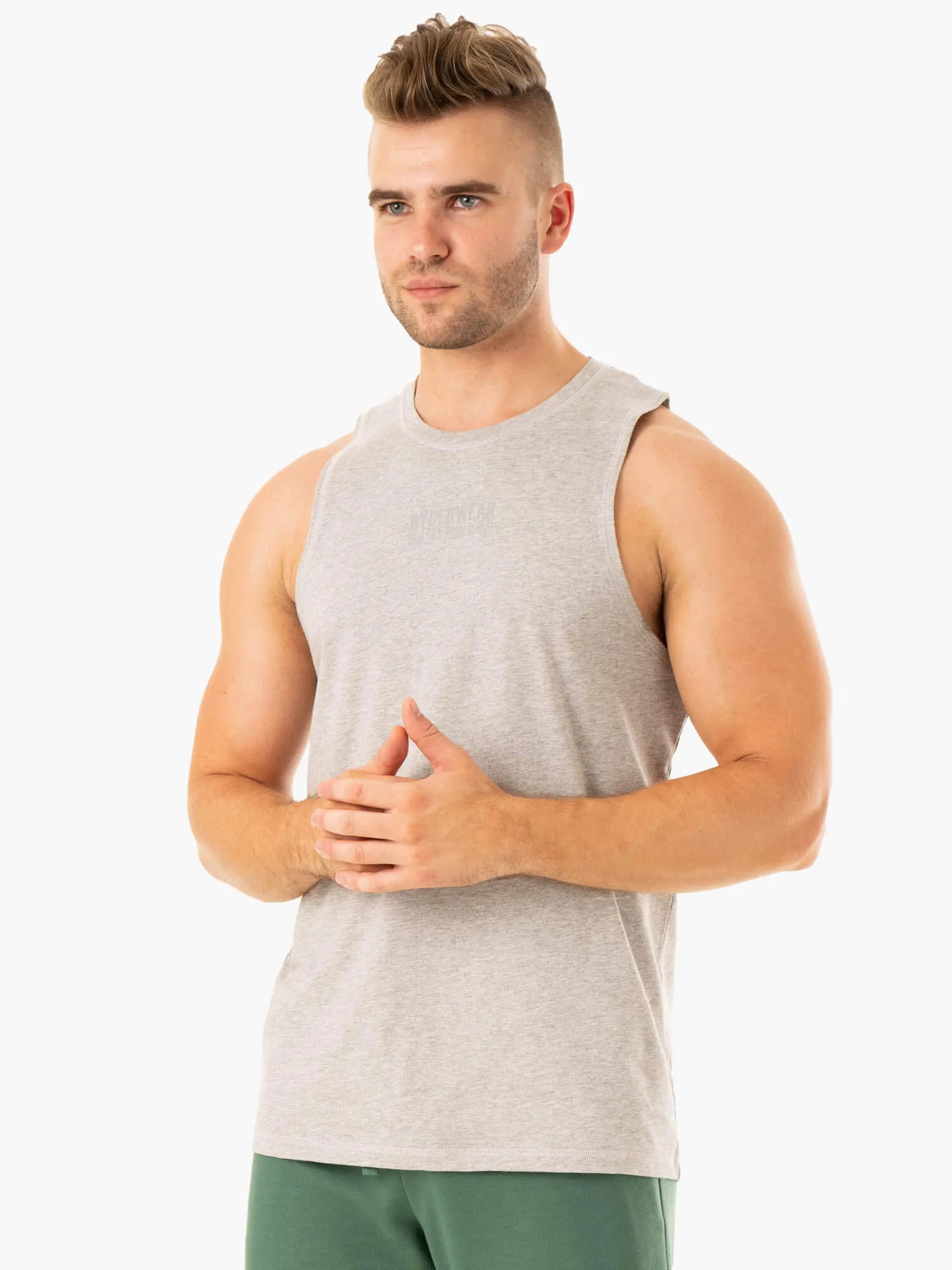 Limitless Baller Tank - Grey Marl sold by Ryderwear product image thumbnail 4