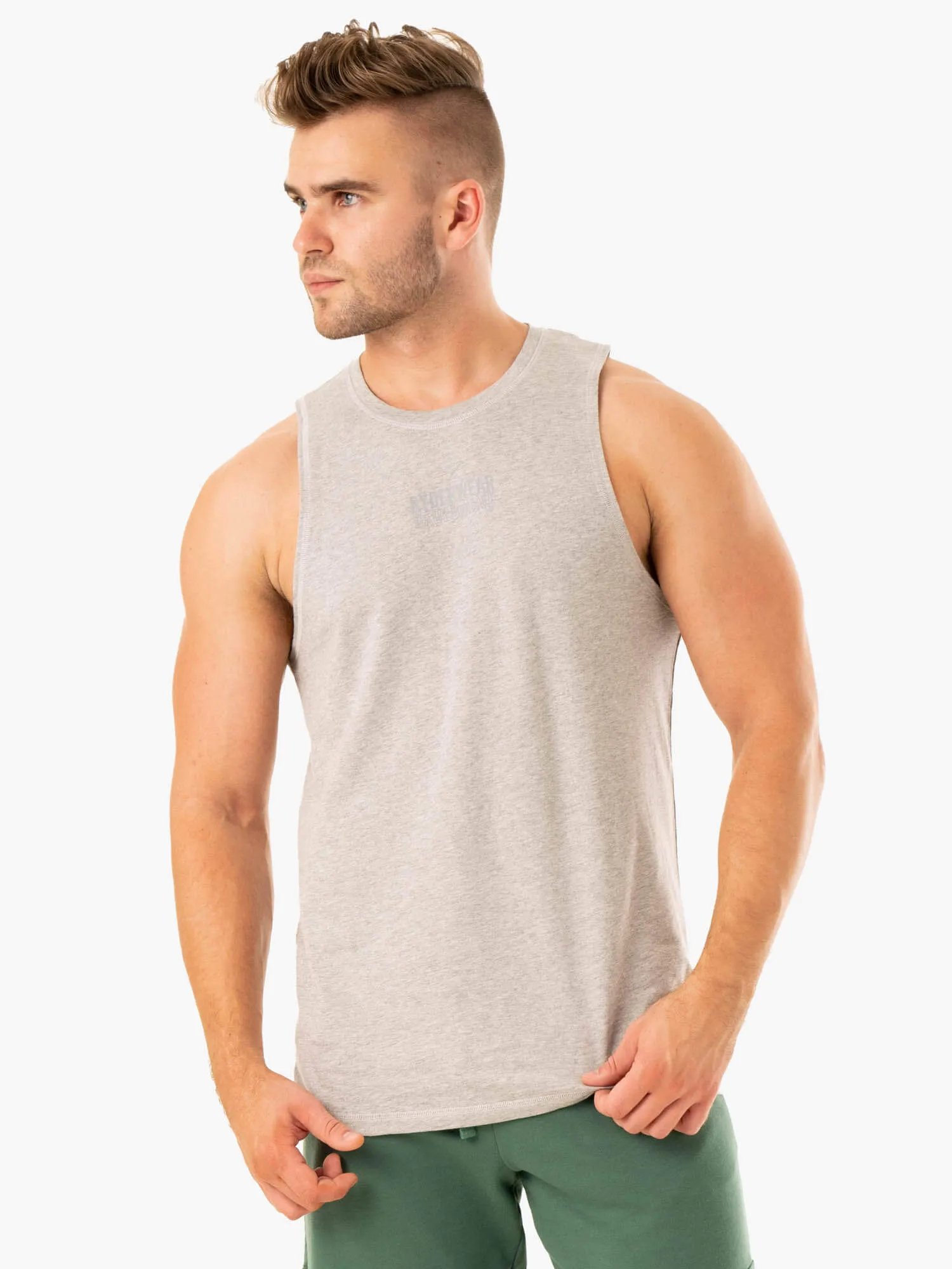 Limitless Baller Tank - Grey Marl sold by Ryderwear