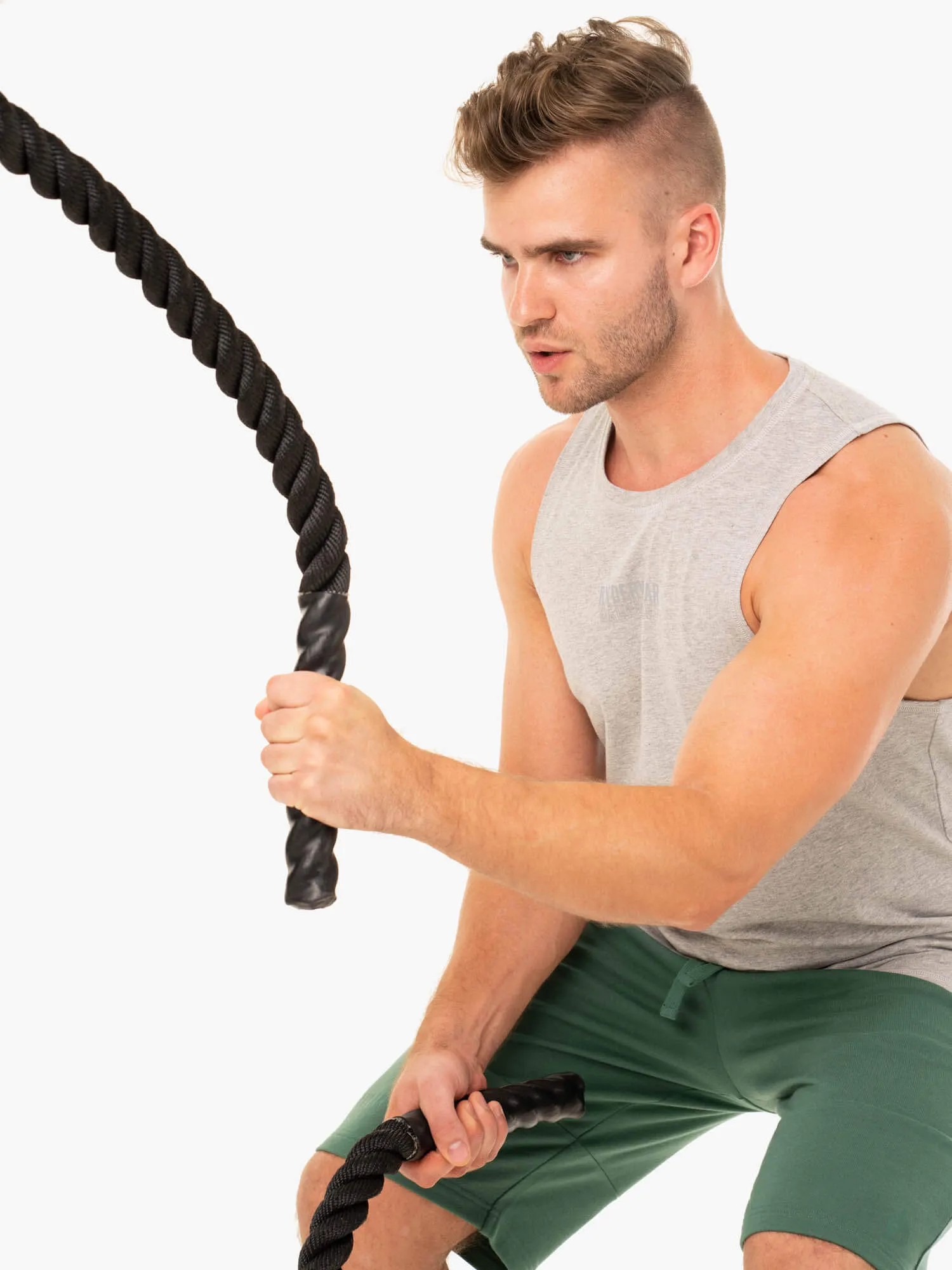 Limitless Baller Tank - Grey Marl sold by Ryderwear product image thumbnail 3