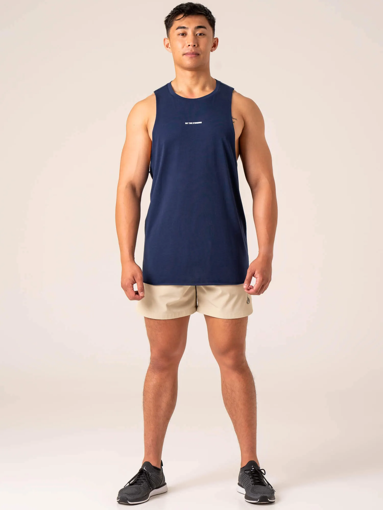 Emerge Drop Armhole Tank - Navy sold by Ryderwear product image thumbnail 5