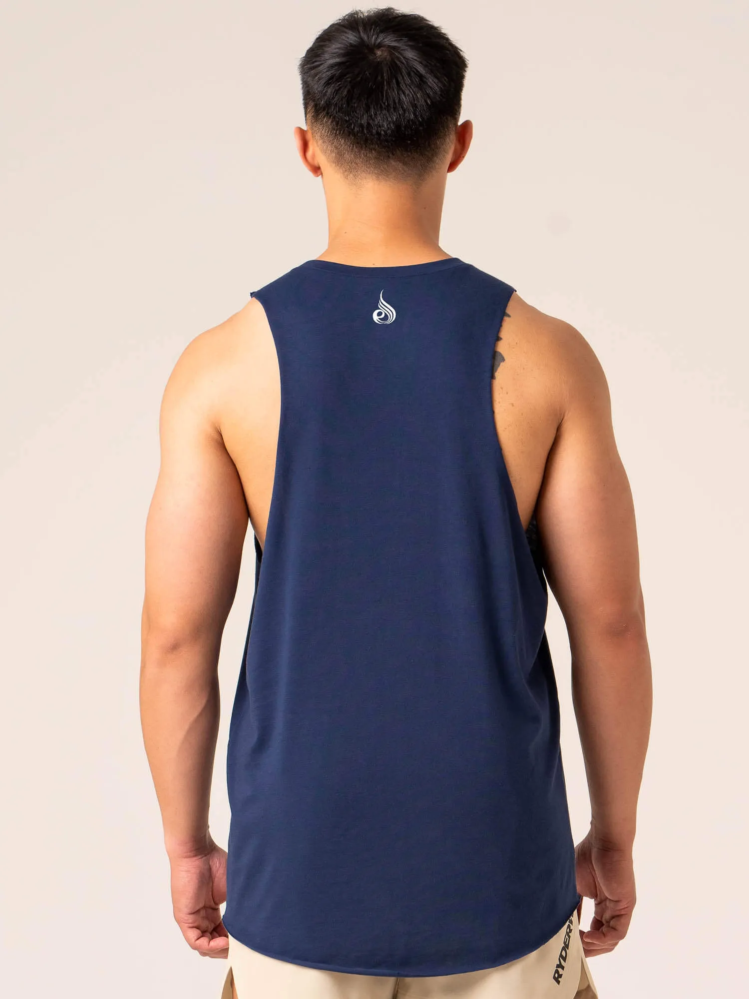 Emerge Drop Armhole Tank - Navy sold by Ryderwear product image thumbnail 3