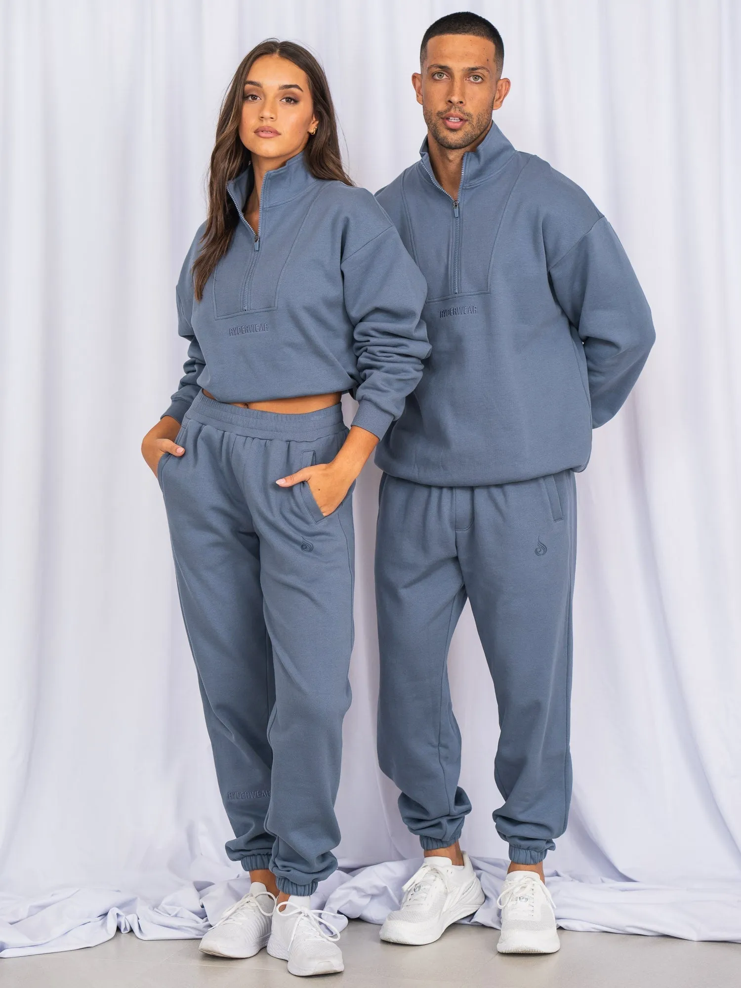 Unisex Track Pants - Denim Blue sold by Ryderwear product image thumbnail 5
