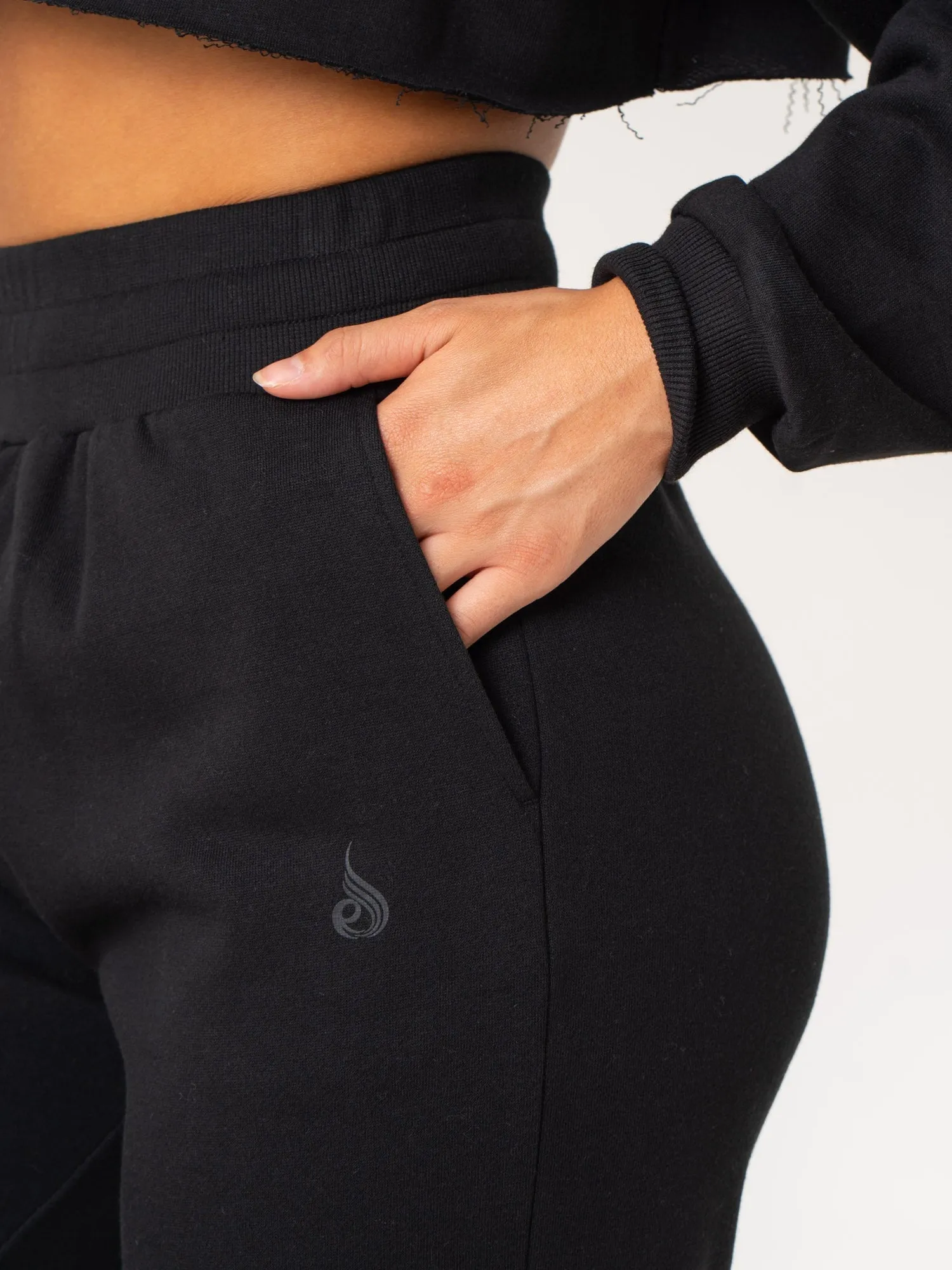 Wide Leg Track Pants - Black sold by Ryderwear product image thumbnail 3