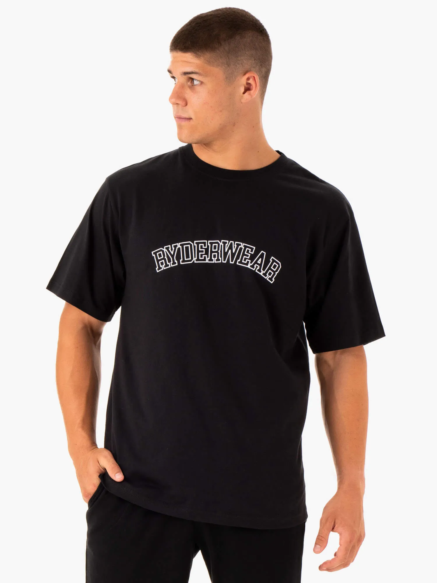 Oversized T-Shirt - Black sold by Ryderwear