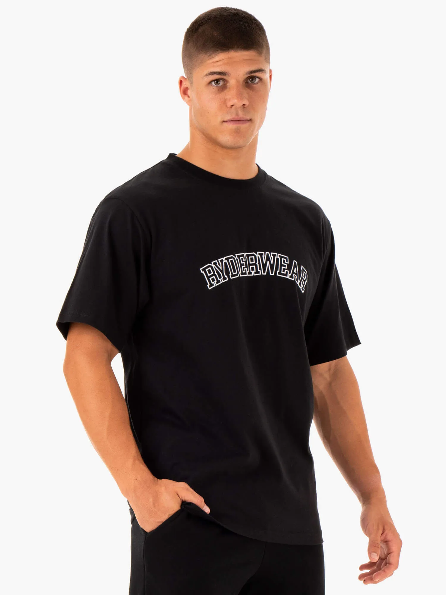 Oversized T-Shirt - Black sold by Ryderwear product image thumbnail 3