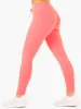 Replay High Waisted Leggings - Coral sold by Ryderwear