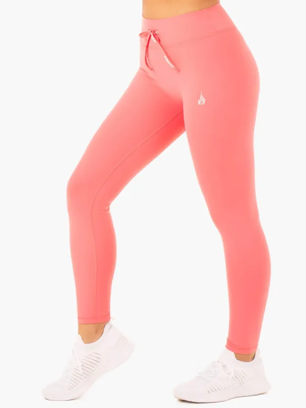Replay High Waisted Leggings - Coral sold by Ryderwear