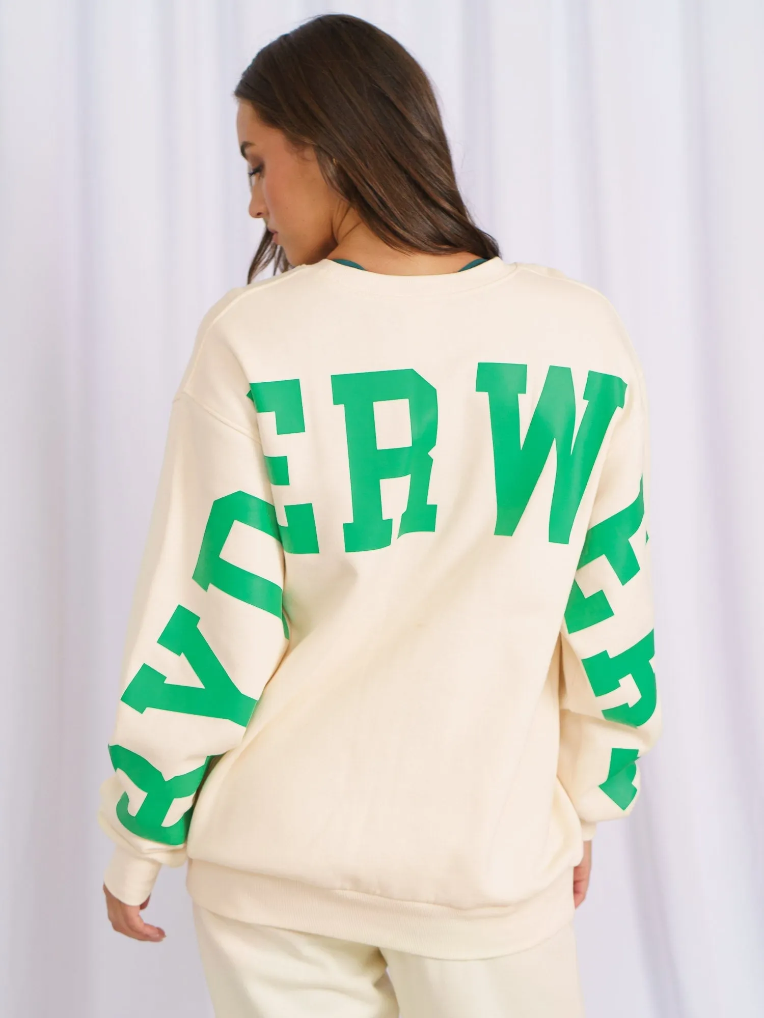 Unisex Collegiate Sweater - Vanilla sold by Ryderwear product image thumbnail 2