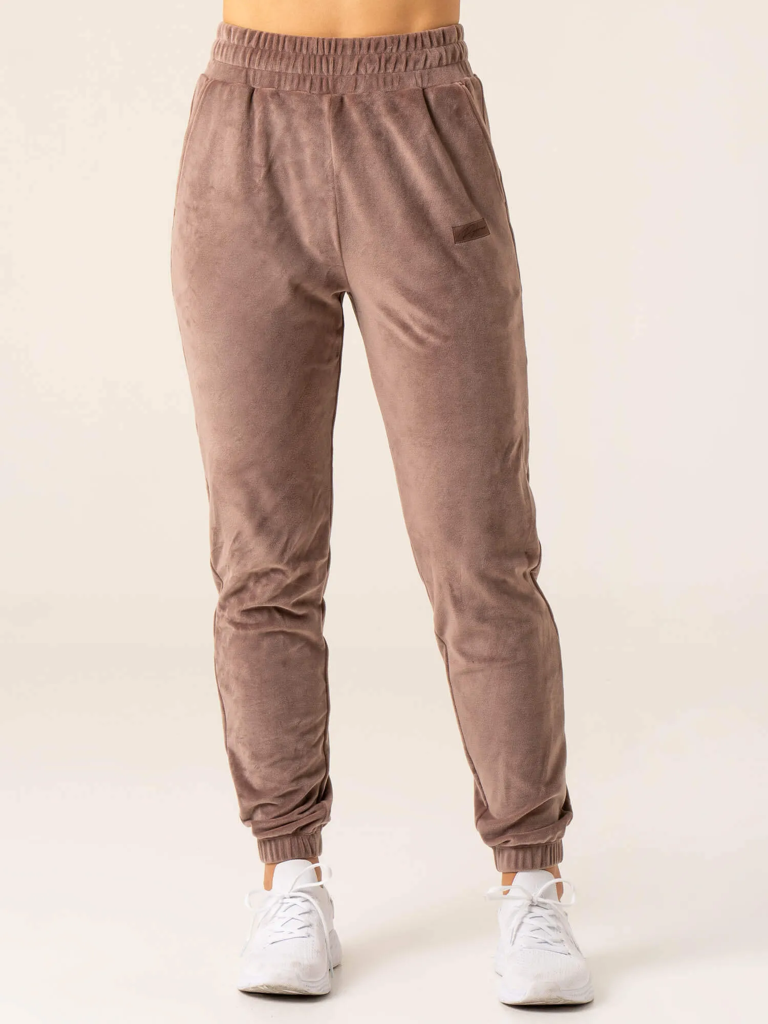 Velour Track Pant - Taupe sold by Ryderwear