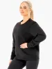 Motion Oversized Sweater - Black sold by Ryderwear