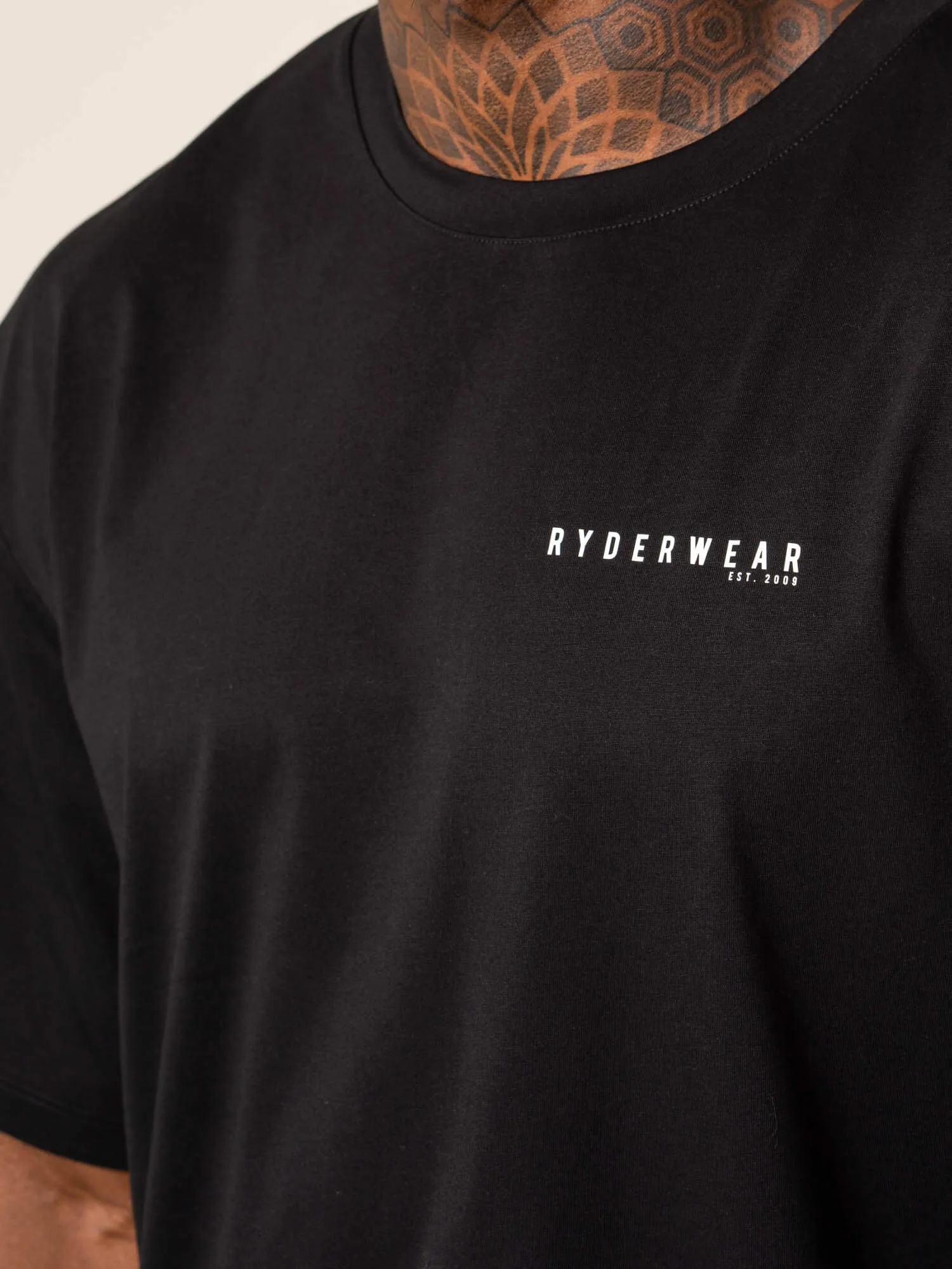 Advance Oversized T-Shirt - Black sold by Ryderwear product image thumbnail 3