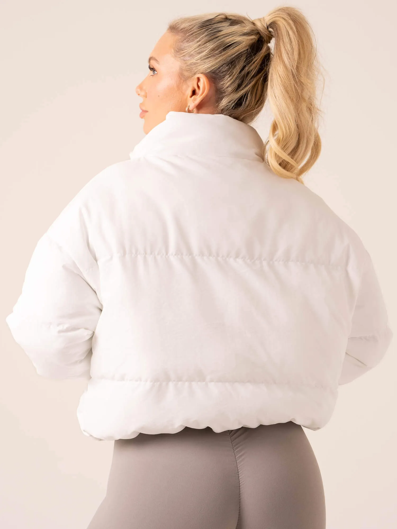 Pace Puffer Jacket - White sold by Ryderwear product image thumbnail 4