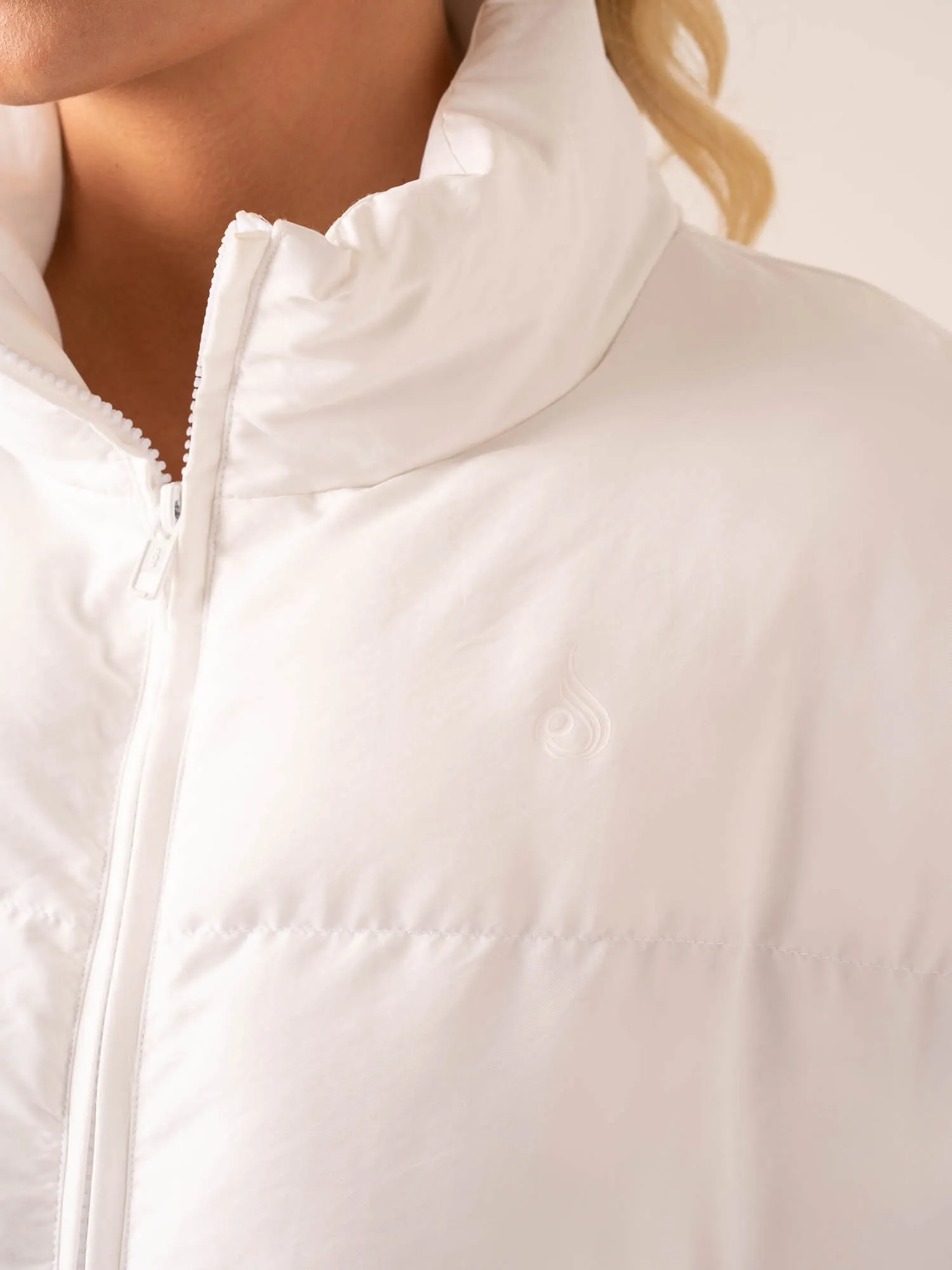 Pace Puffer Jacket - White sold by Ryderwear product image thumbnail 5