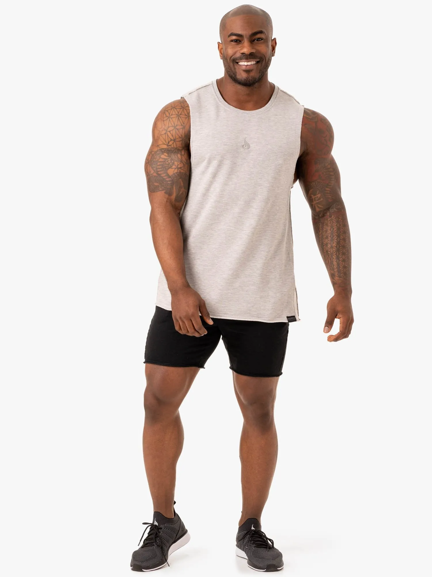 Force Fleece Tank - Grey Marl sold by Ryderwear product image thumbnail 4